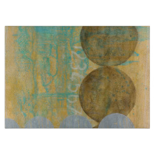 Tabla De Cortar Círculos oscuros y grises con números