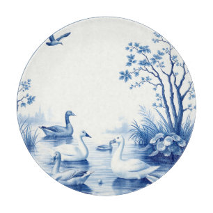 Tabla De Cortar Cisnes en el lago de Sauce Azul