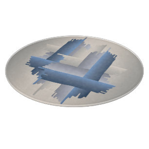 Tabla De Cortar ciudad de ladrillo de piedra