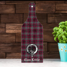 Clan escocés Little Tartán y Personalizado de la i