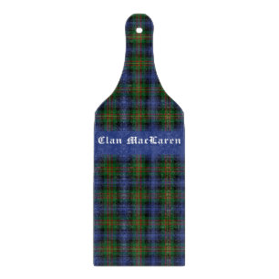 Tabla De Cortar Clan MacLaren Tartan Plaid Personalizable