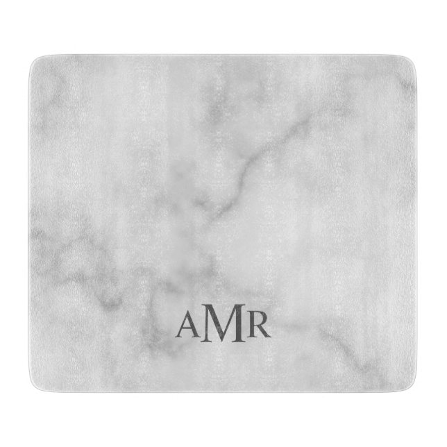 Tabla De Cortar Classic Personalized Monogram (Anverso)