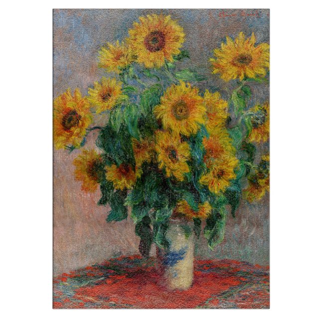 Tabla De Cortar Claude Monet - Bouquet de girasoles (Subido por el creador)