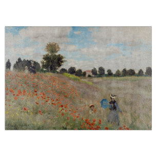 Tabla De Cortar Claude Monet - Campo de amapolas