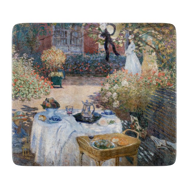 Tabla De Cortar Claude Monet - El almuerzo, el panel decorativo (Anverso)