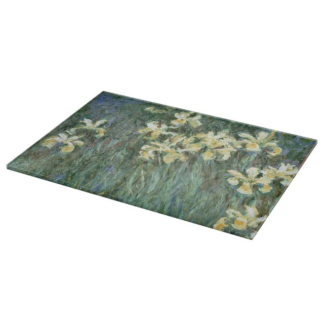 Tabla De Cortar Claude Monet el | los iris amarillos (Borde)