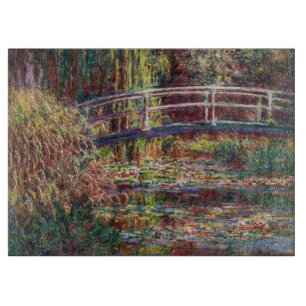 Tabla De Cortar Claude Monet - Estanque de nenúfares, Armonía Rosa