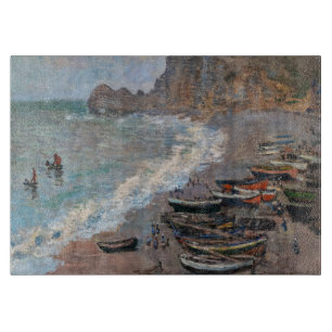 Tabla De Cortar Claude Monet - La playa de Etretat