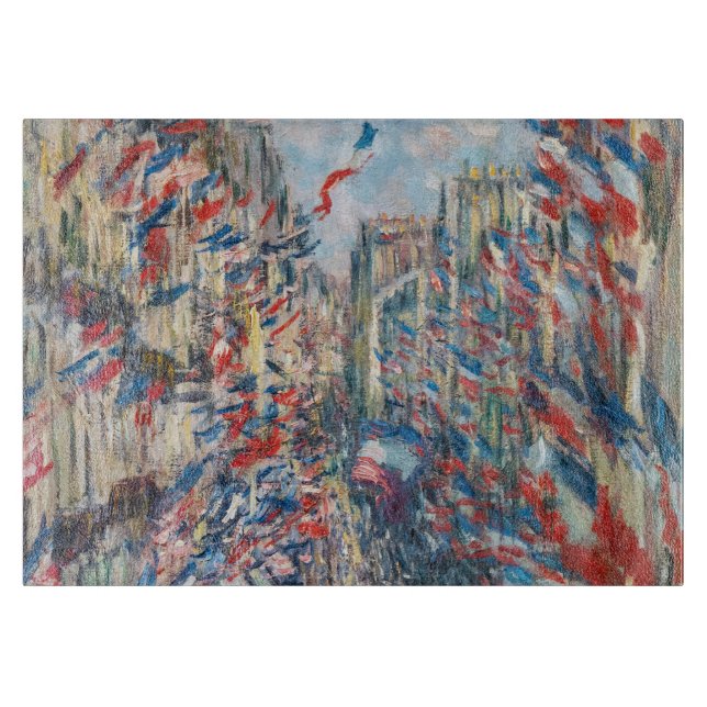 Tabla De Cortar Claude Monet - La Rue Montorgueil - París (Anverso)