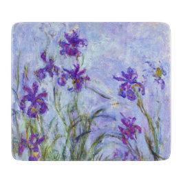 Tabla De Cortar Claude Monet - Lilac Irises / Iris Mauves