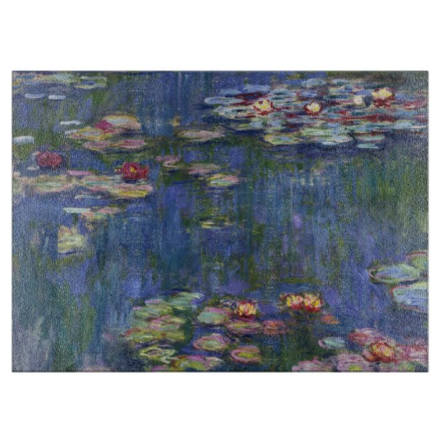 Tabla De Cortar Claude Monet - Lilis de agua (Anverso)