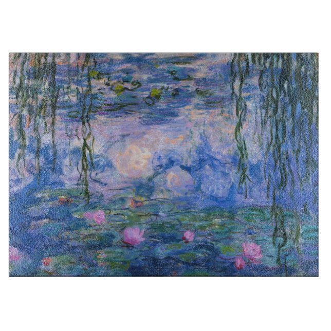 Tabla De Cortar Claude Monet - Lilis de agua (Anverso)
