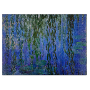 Tabla De Cortar Claude Monet - Nenúfares con sauce llorón