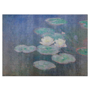 Tabla De Cortar Claude Monet - Nenúfares, efecto de la tarde