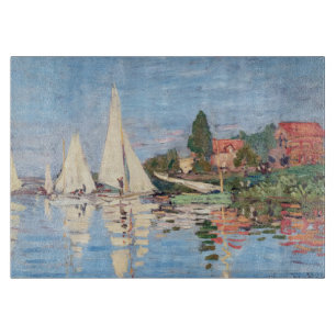Tabla De Cortar Claude Monet - Regatas en Argenteuil
