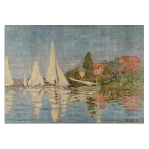 Tabla De Cortar Claude Monet Regatta at Argenteuil, c.1872