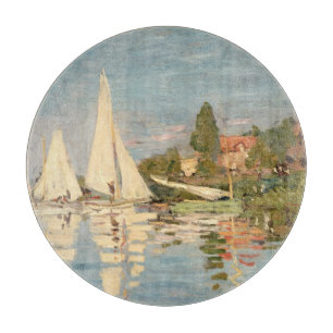 Tabla De Cortar Claude Monet   Regatta at Argenteuil, c.1872