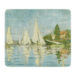 Tabla De Cortar Claude Monet. Regattas en Argenteuil