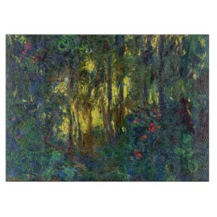 Tabla De Cortar Claude Monet - Rincón de un estanque con nenúfares