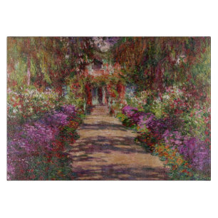Tabla De Cortar Claude Monet Una ruta en el jardín de Monet
