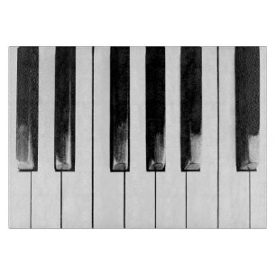 Tabla De Cortar Claves de piano antiguas