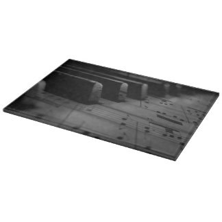 Tabla De Cortar Claves de piano de música