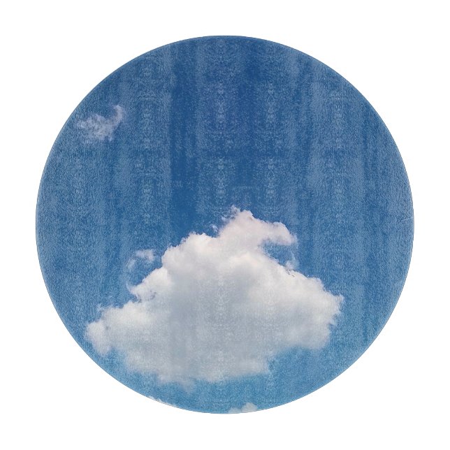 Tabla De Cortar Cloud simple (Anverso)