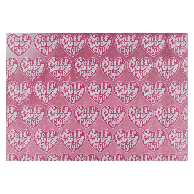 Tabla de cortar Club de Amor Propio (Anverso)