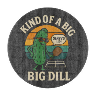 Tabla De Cortar Club Social Divertido de Pickleball Big Dill