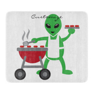 Tabla De Cortar Cocina de Cocina de Alien Barbecue Thunder_Cove
