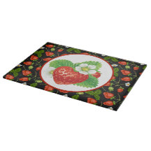 Cocina de fresa decoración con baldosas fruta