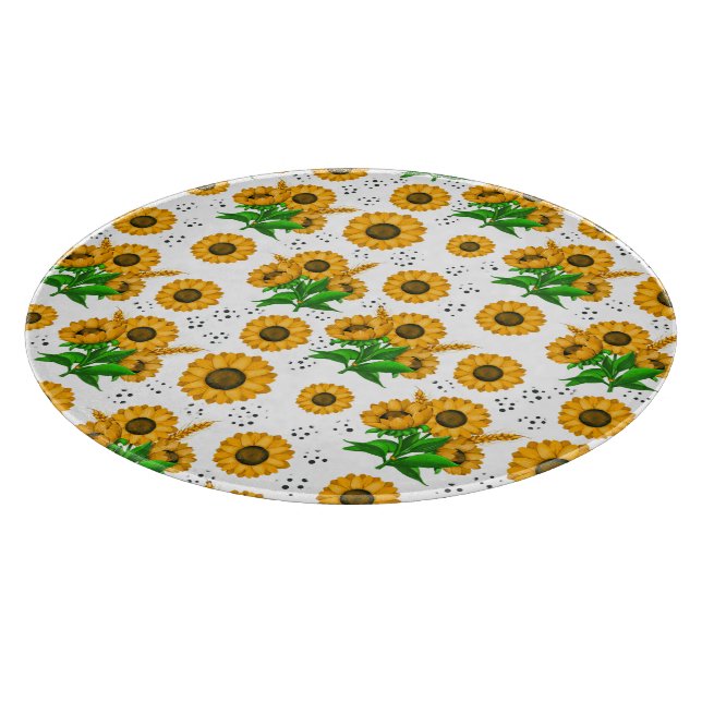 Tabla De Cortar Cocina de la cosecha dorada (Borde)