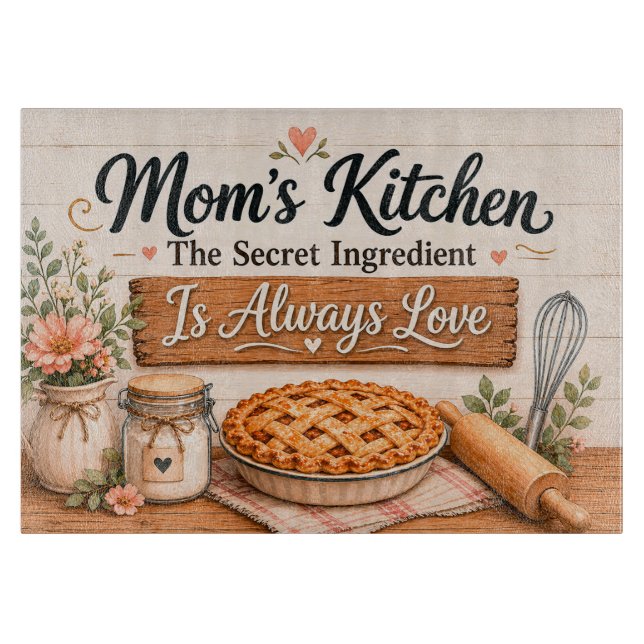 Tabla De Cortar Cocina de Mamá (Anverso)