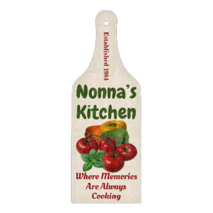 Tabla De Cortar "Cocina de Nonna" - Blanco