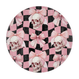 Tabla De Cortar Cocina Esqueleto Rosa Genial Halloween 