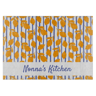 Tabla De Cortar Cocina italiana moderna personalizada Lemons