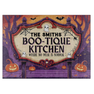 Tabla De Cortar Cocina personalizada Boo-Tique de Halloween