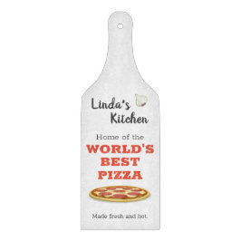 Tabla De Cortar Cocina personalizada "La mejor pizza del mundo"