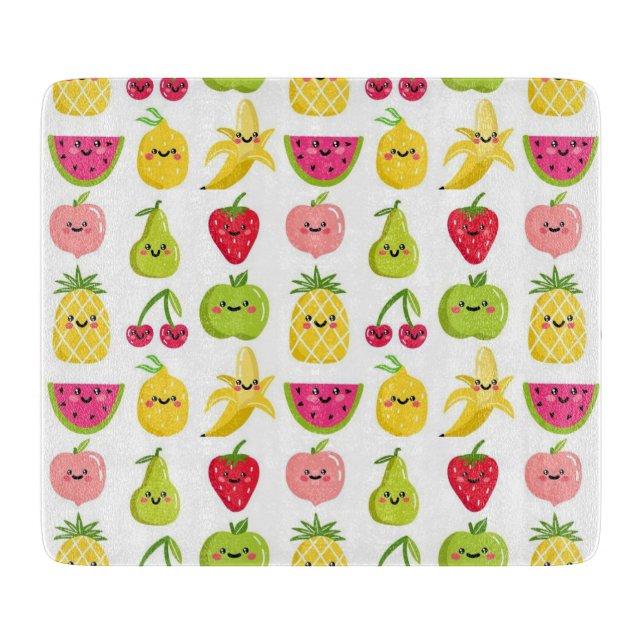 Tabla De Cortar Cocina tan rica en frutas (Anverso)