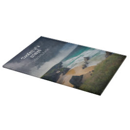 Tabla De Cortar Cocinando una playa de tormenta húmeda mar verde a