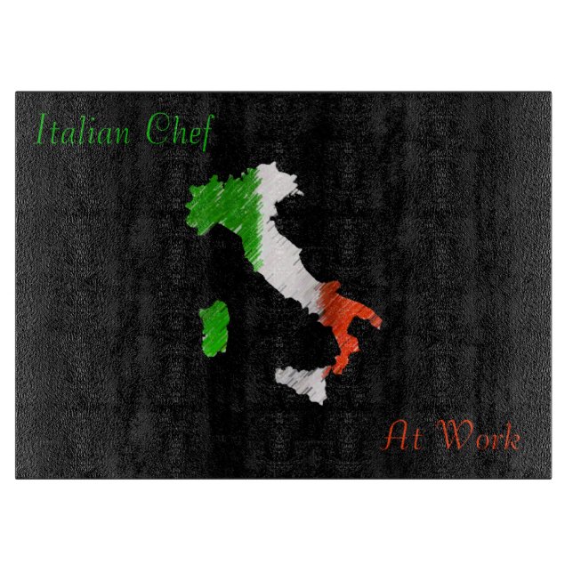 Tabla De Cortar Cocinero italiano (Anverso)