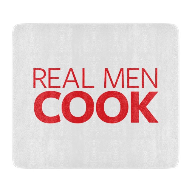 Tabla De Cortar Cocinero real de los hombres (Anverso)