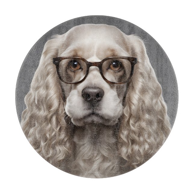 Tabla De Cortar Cocker Spaniel estadounidense (Anverso)