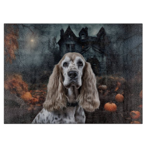 Tabla De Cortar Cocker Spaniel Halloween Scary