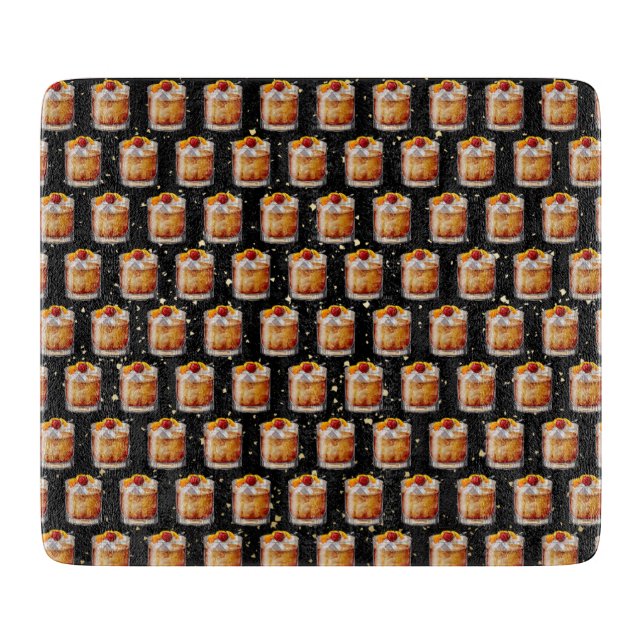 Tabla De Cortar Cóctel de moda antiguo (Anverso)