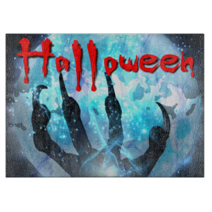 Tabla De Cortar Colada de drones de Halloween