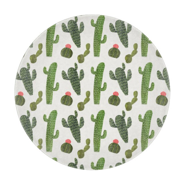 Tabla De Cortar Colección de Llamarama | Cute Cactus (Anverso)