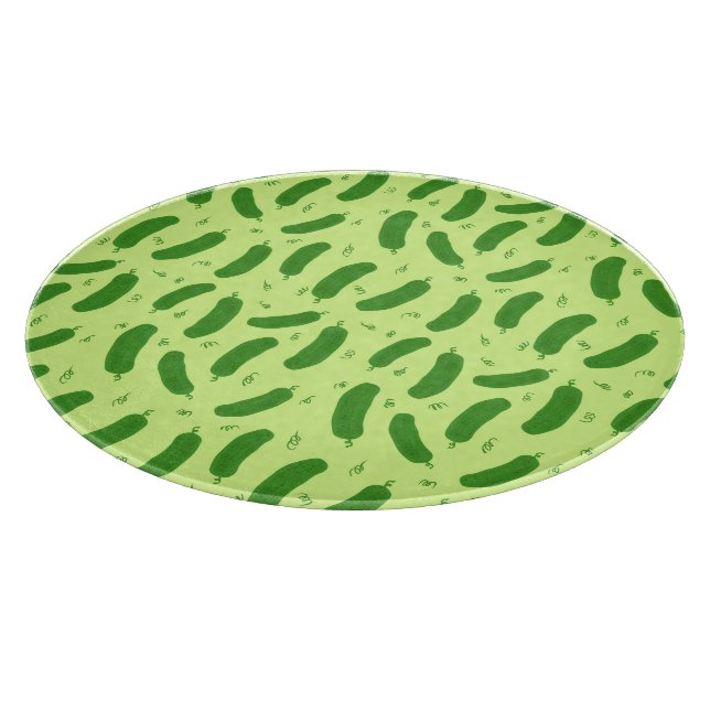 Tabla De Cortar Colección Pickle & Fresh estampada (Borde)