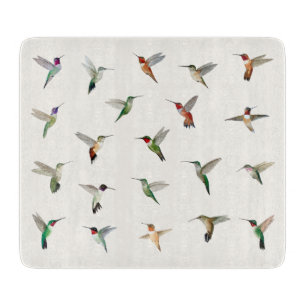 Tabla De Cortar Colibríes norteamericanos