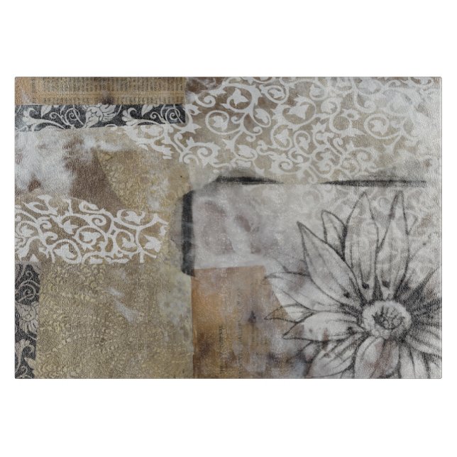 Tabla De Cortar Collage Fleur II (Anverso)